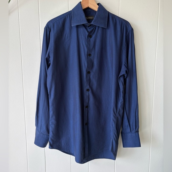 Holt Renfrew Blue Button Down Shirt - Picture 2 of 8